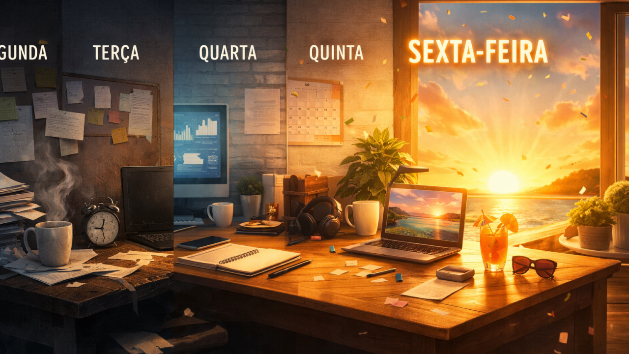 Banner do artigo Sexta-feira sempre chega (e o que isso ensina sobre a vida)